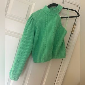 Zara one sleeve sweater NWT